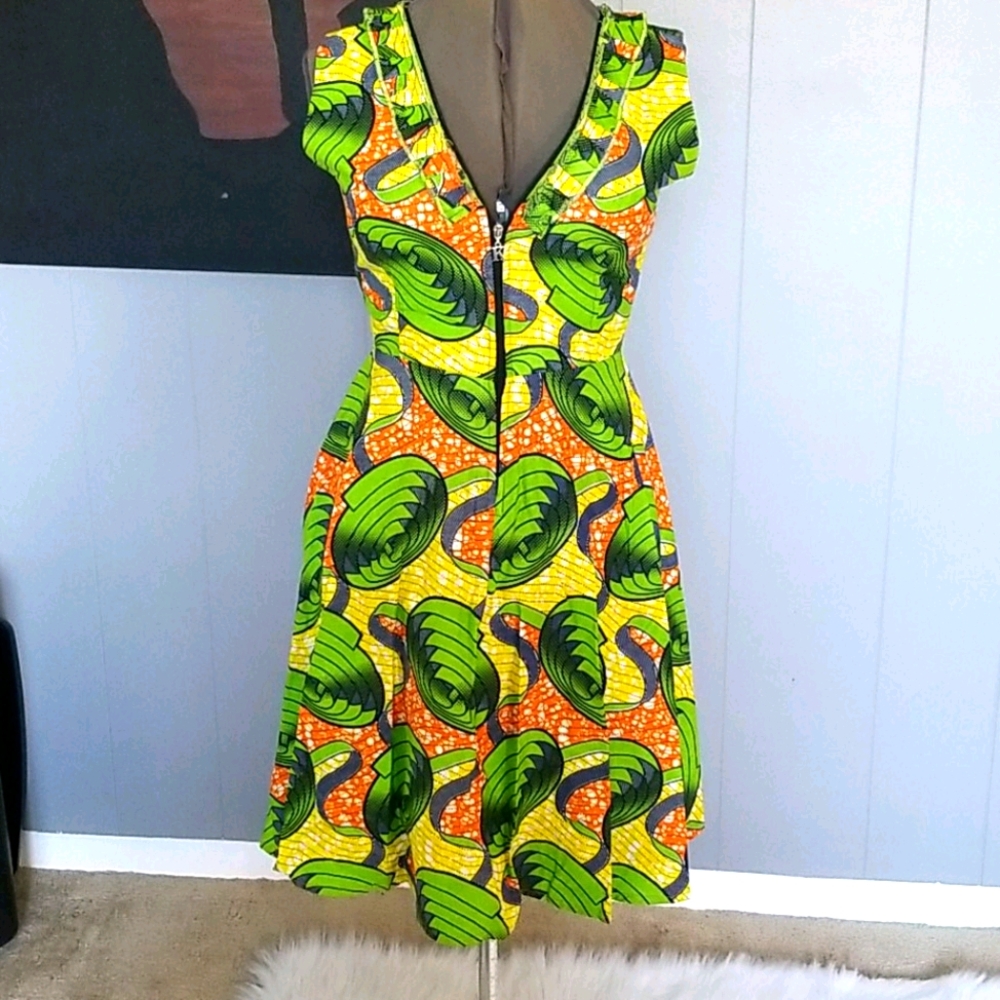 African fabric dress